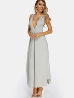 OEM Ladies Grey Maxi Dresses