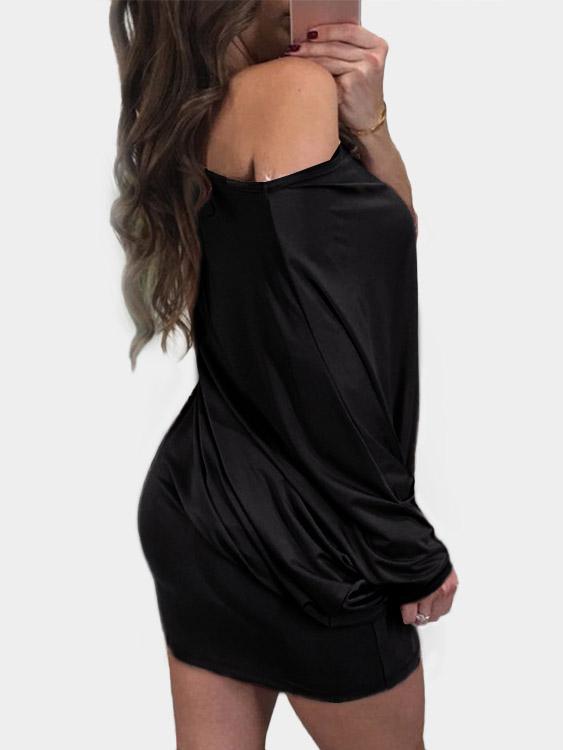NEW FEELING Womens Black Mini Dresses