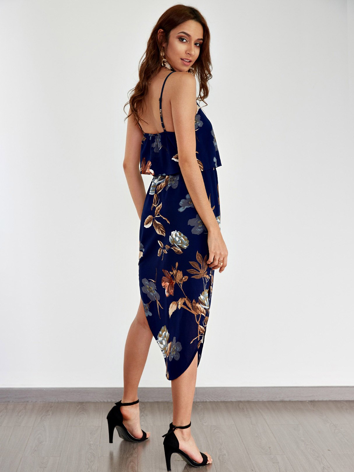 NEW FEELING Womens Multi Floral Dresses