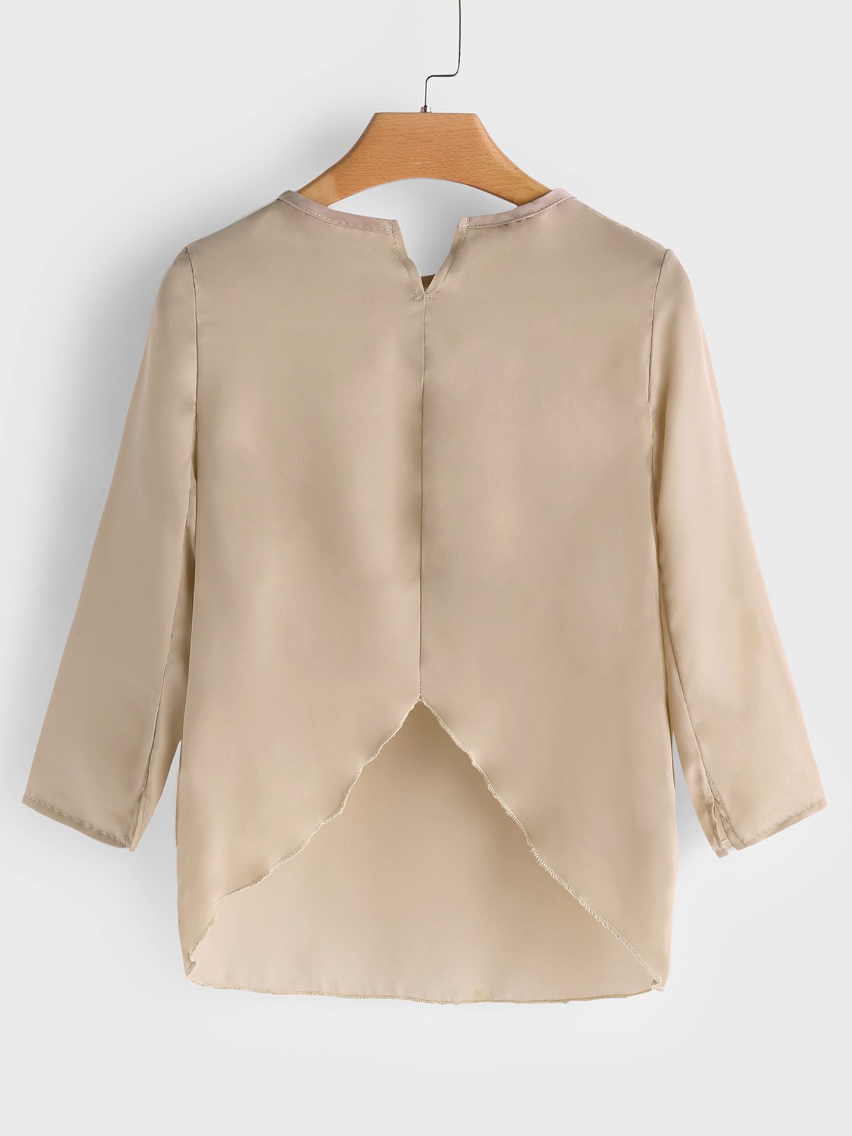 NEW FEELING Womens Khaki T-Shirts