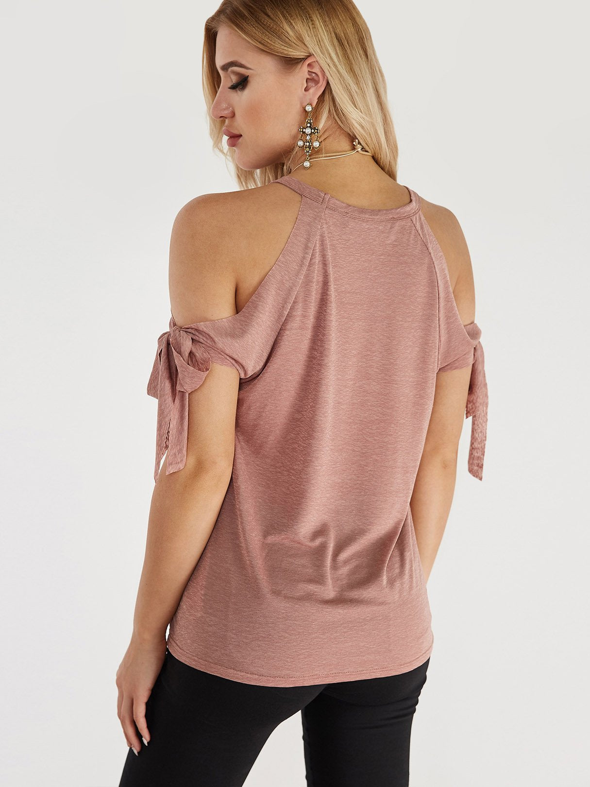 OEM ODM Ladies Beige T-Shirts