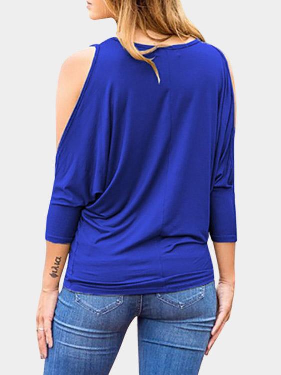 NEW FEELING Womens Royal Blouses