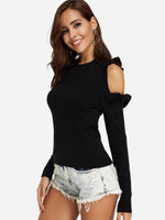 OEM Ladies Black T-Shirts