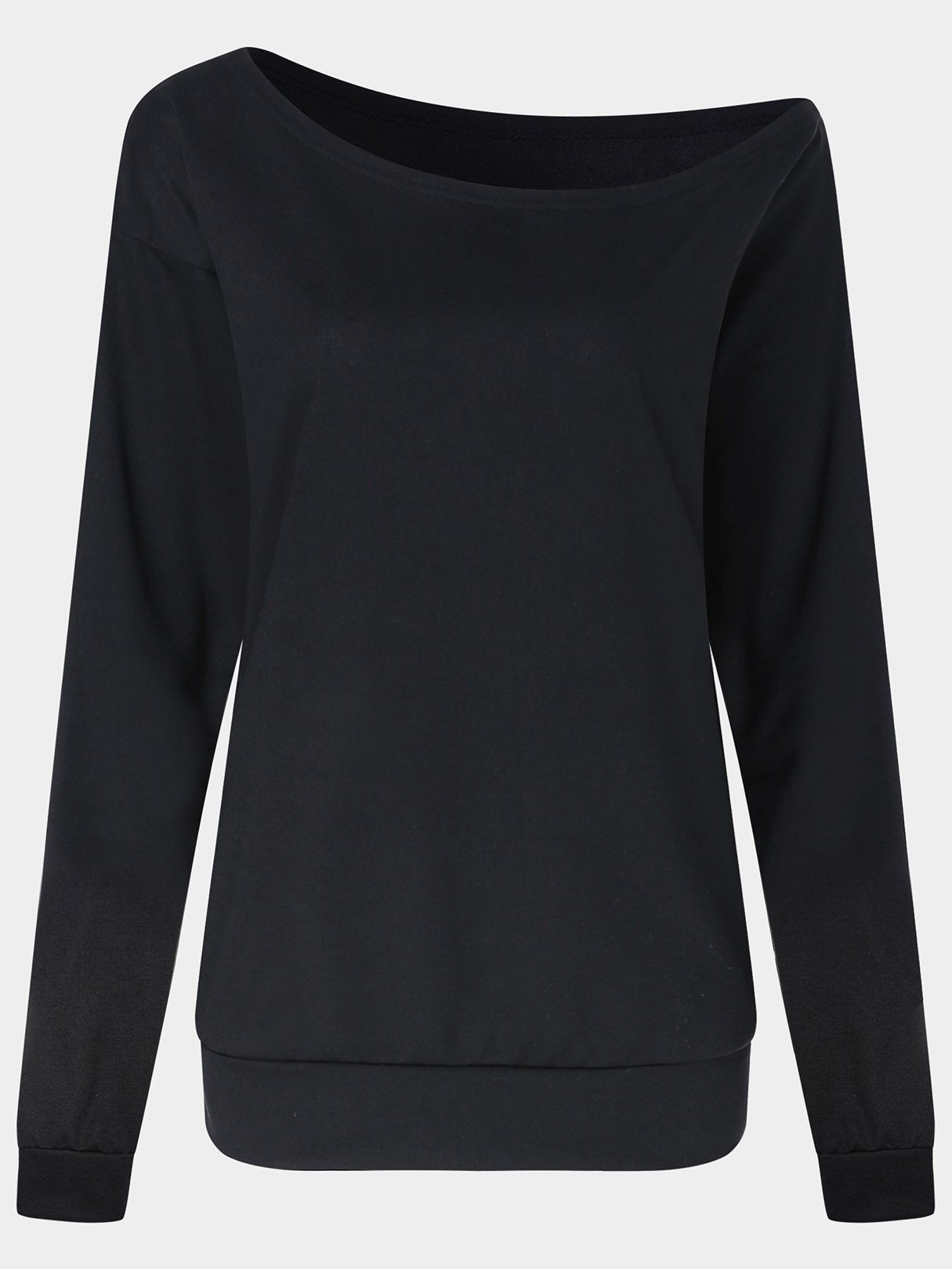 NEW FEELING Womens Black T-Shirts