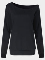 NEW FEELING Womens Black T-Shirts