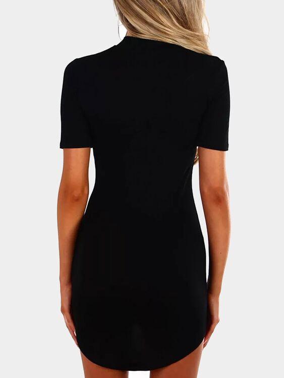 NEW FEELING Womens Black Mini Dresses
