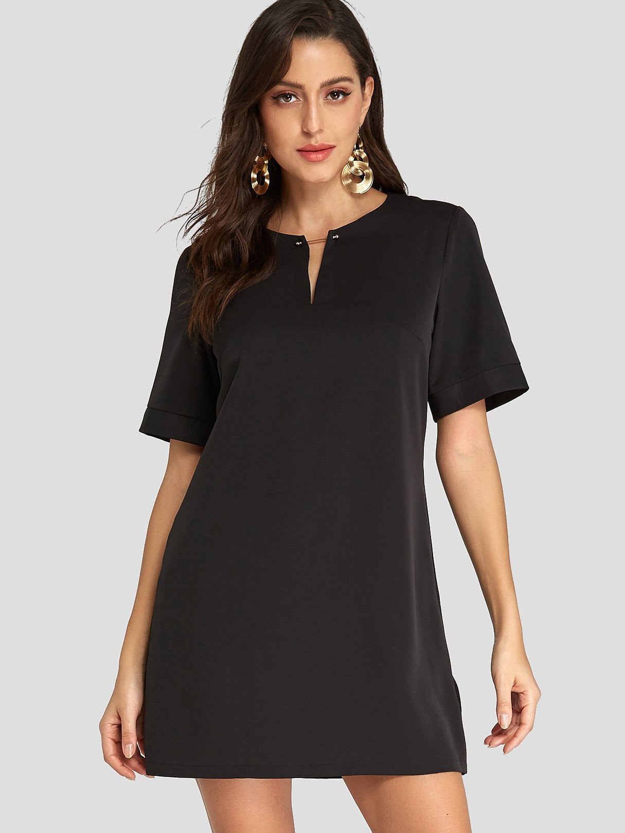 OEM Ladies Black Casual Dresses