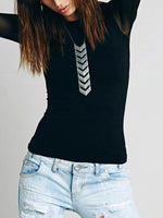 OEM Ladies Black T-Shirts