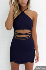 Custom Womens Black Mini Dresses
