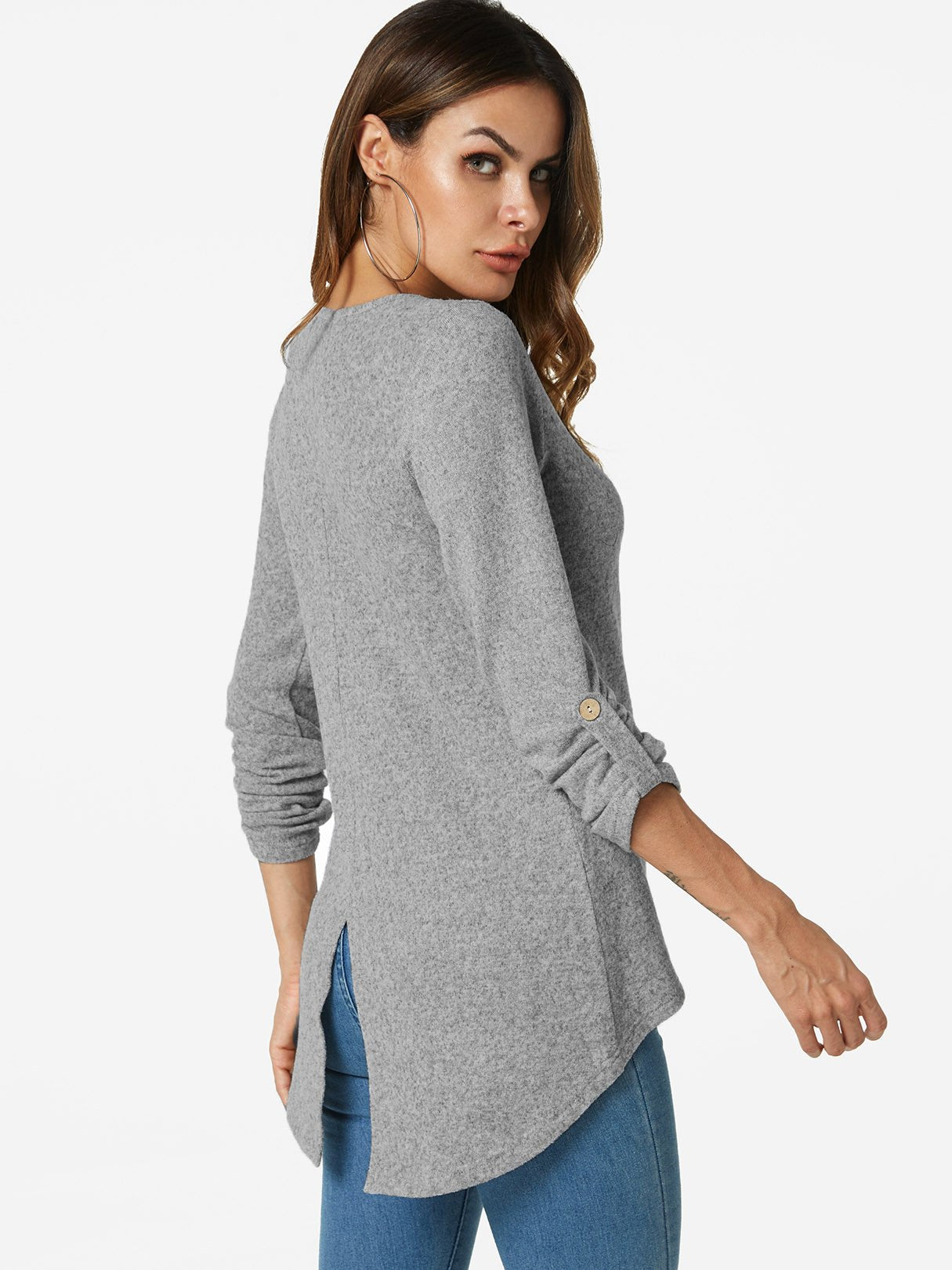 OEM Ladies Grey T-Shirts
