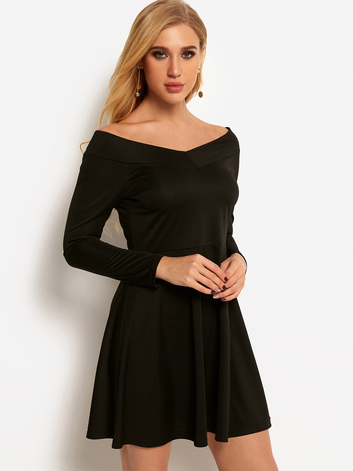 ODM Ladies Long Sleeve Mini Dress