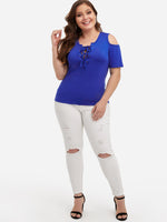 OEM ODM Womens Short Sleeve Plus Size Tops