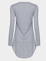 NEW FEELING Womens Grey Casual Dresses