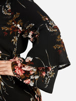 ODM Ladies Long Sleeve Plus Size Dress