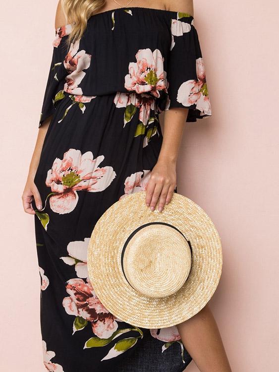 ODM Ladies Half Sleeve Dresses