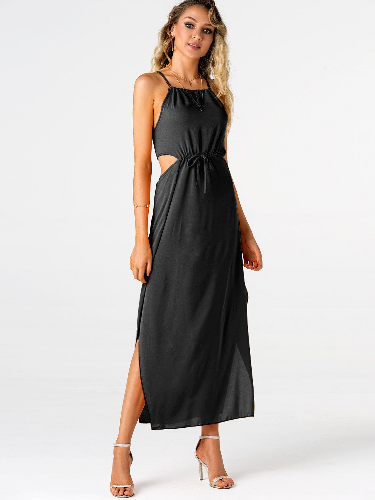 OEM Ladies Black Casual Dresses