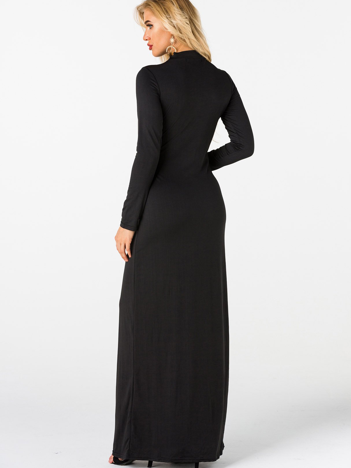 NEW FEELING Womens Black Maxi Dresses