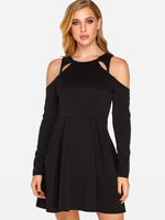 ODM Ladies Long Sleeve Sexy Dress
