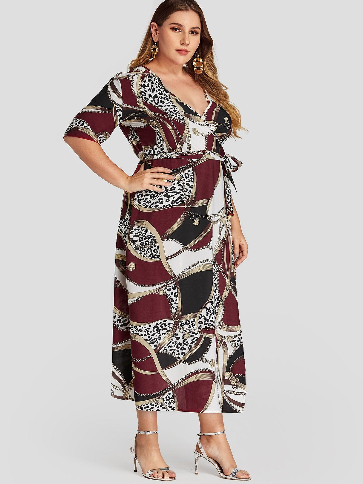 NEW FEELING Womens Multi Plus Size Dresses