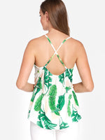 NEW FEELING Womens White Camis
