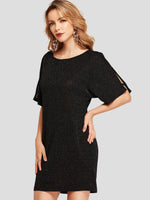 OEM Ladies Black Casual Dresses