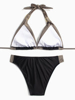 NEW FEELING Womens Grey Bikinis