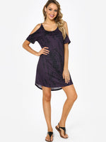 OEM ODM Women's Short Sleeve Denim Dress