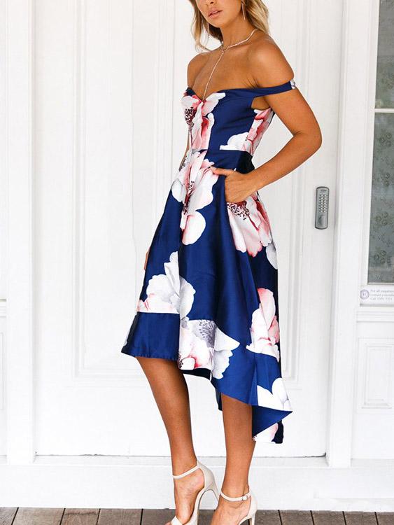OEM Ladies Floral Floral Dresses