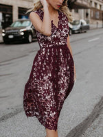 OEM ODM Womens Sleeveless Midi Dress