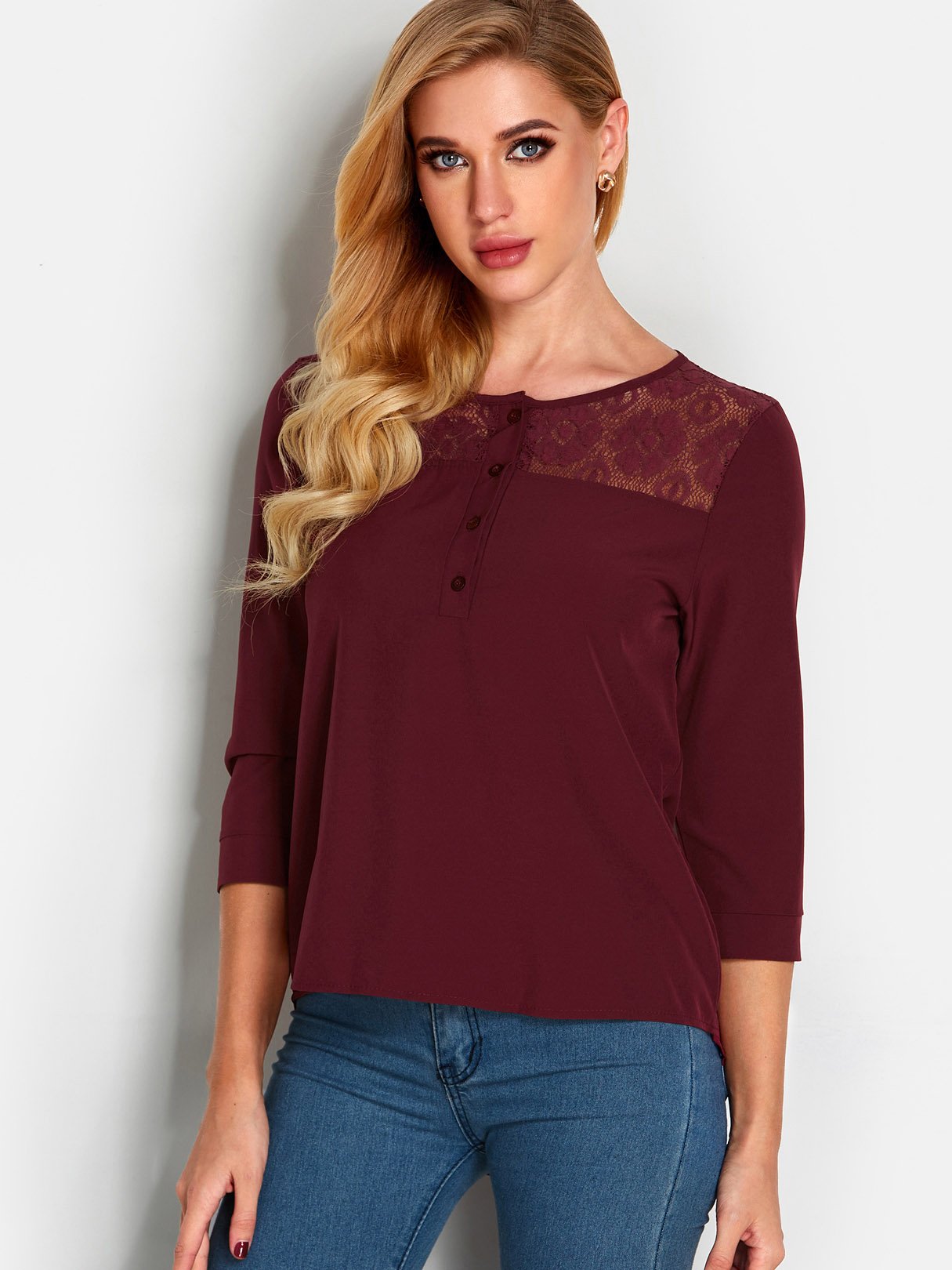 OEM Ladies Burgundy T-Shirts