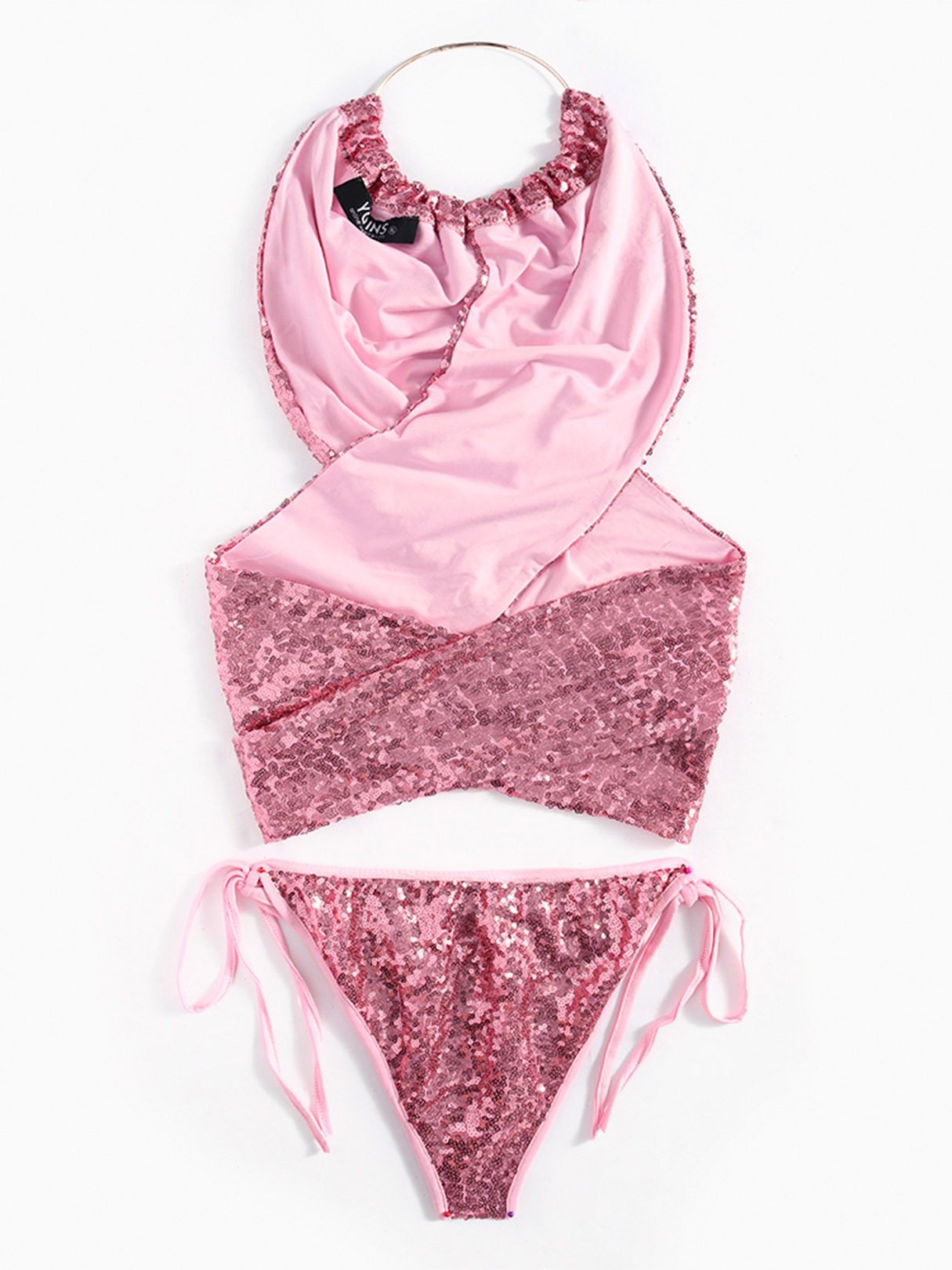 NEW FEELING Womens Pink Bikinis