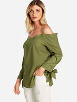OEM Ladies Green Blouses