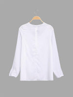 NEW FEELING Womens White Chiffon Dresses