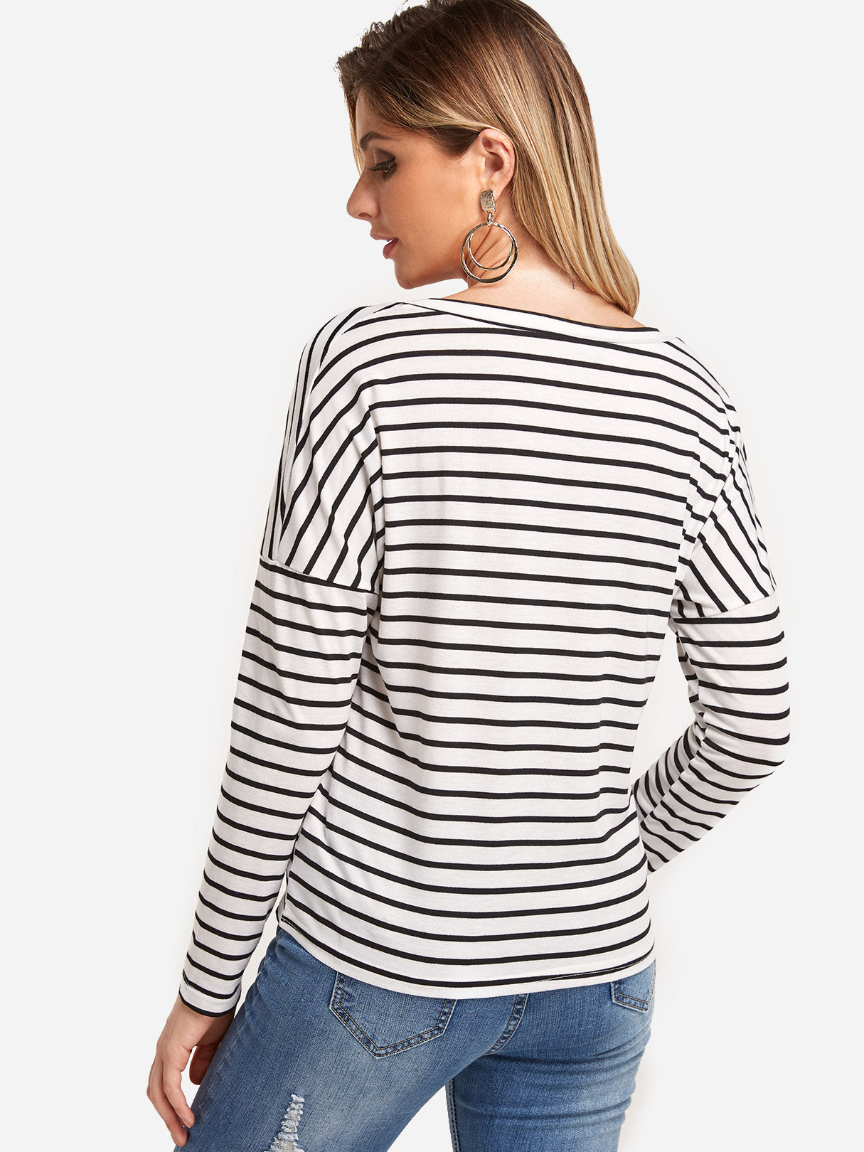 NEW FEELING Womens White T-Shirts