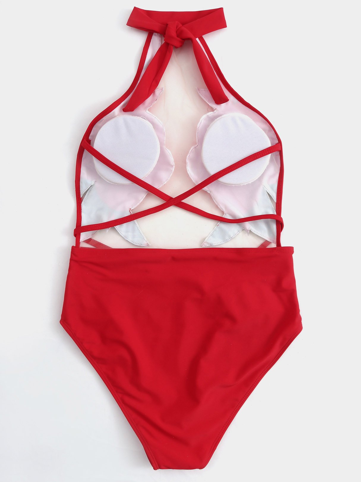 NEW FEELING Womens Red Bikinis