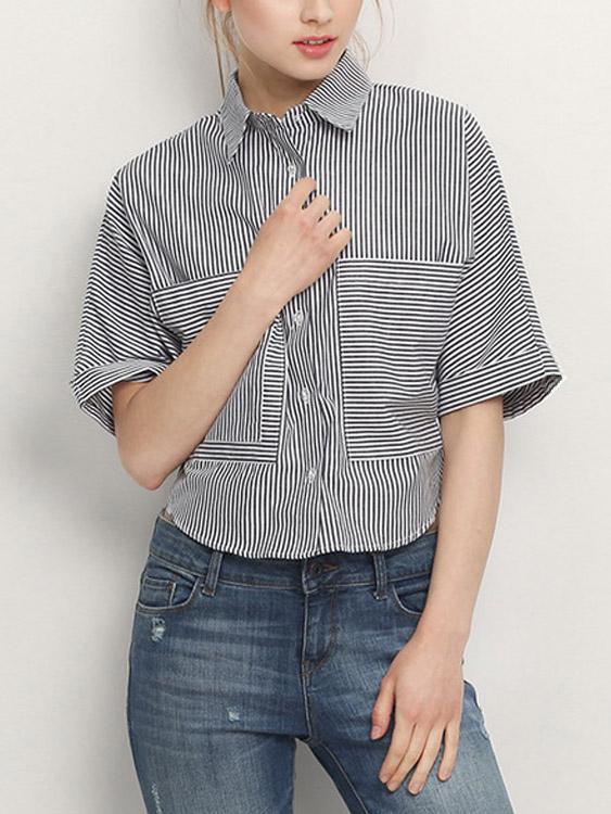 OEM ODM Womens Short Sleeve Blouses