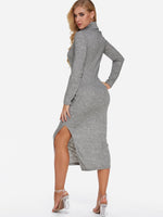 NEW FEELING Womens Grey Maxi Dresses