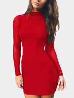 OEM Ladies Red Mini Dresses