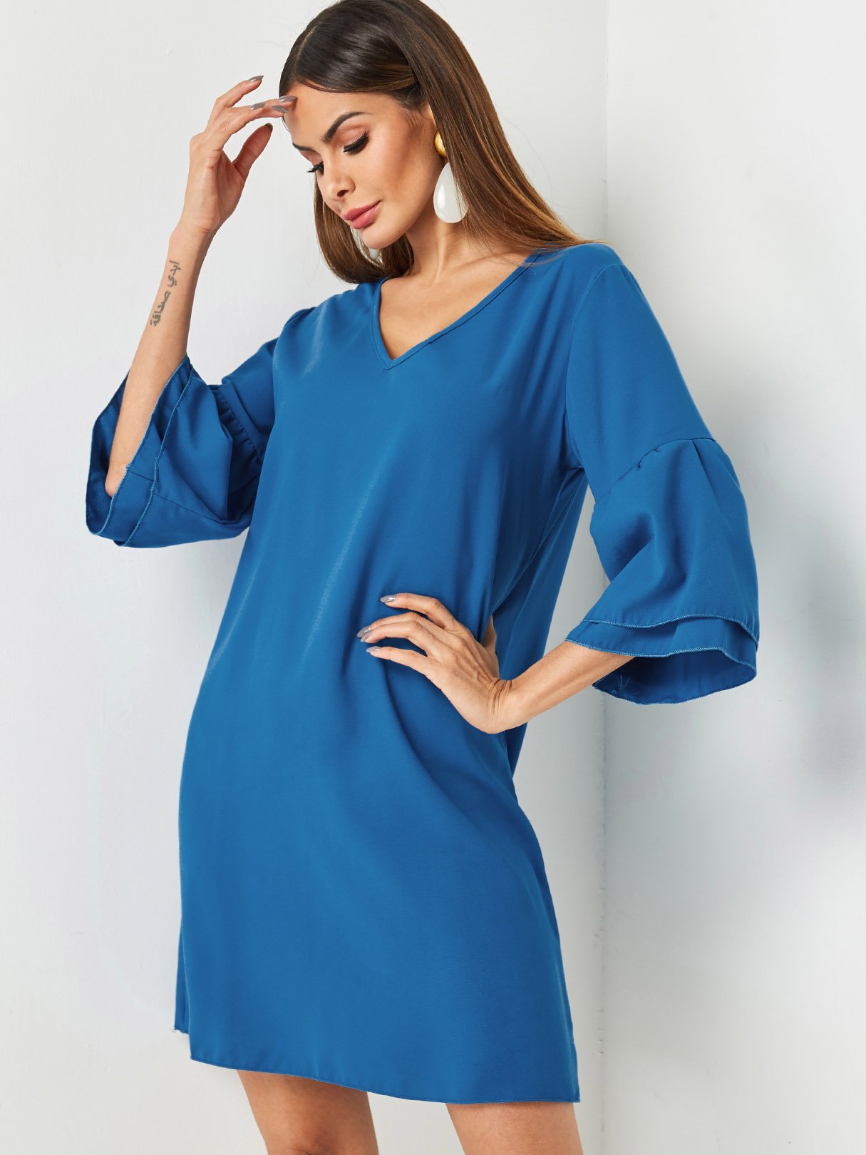 ODM Ladies Half Sleeve Dresses