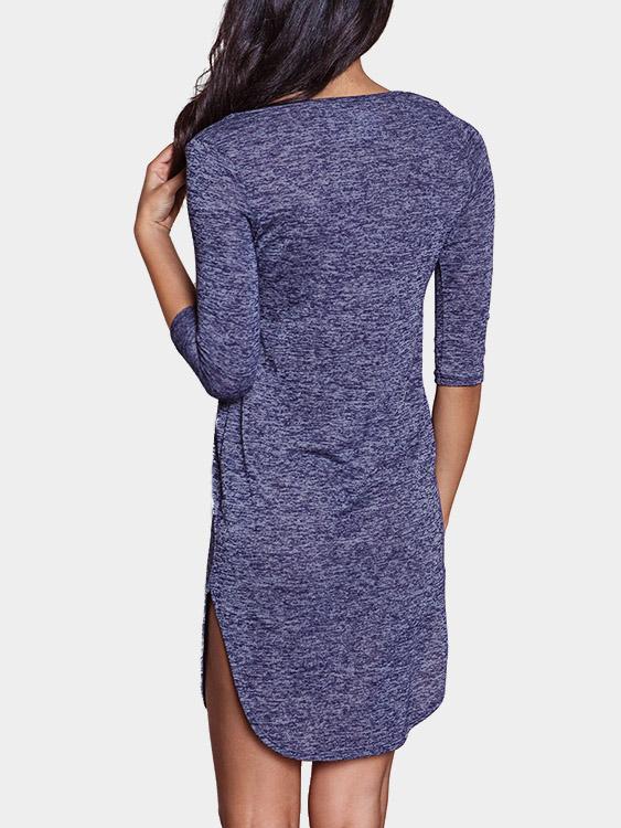 NEW FEELING Womens Blue Mini Dresses