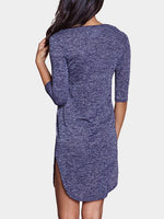 NEW FEELING Womens Blue Mini Dresses