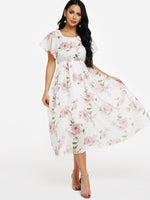OEM Ladies Beige Maxi Dresses
