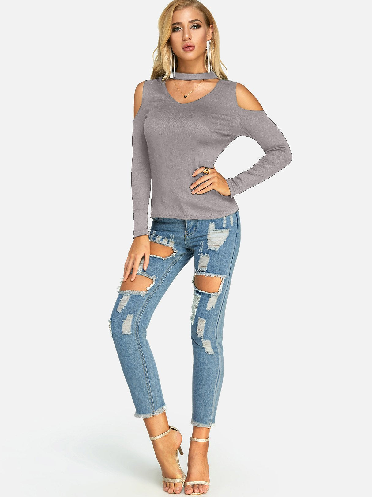 ODM Ladies Long Sleeve Top