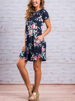 OEM Ladies Navy Mini Dresses