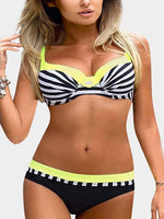 Custom Ladies V-Neck Two Piece Bikinis