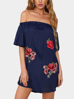 OEM ODM Black Mini Dress With Sleeves