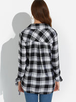 NEW FEELING Womens Black Blouses