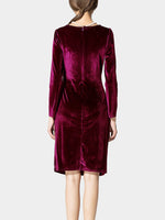NEW FEELING Womens Burgundy Sexy Dresses