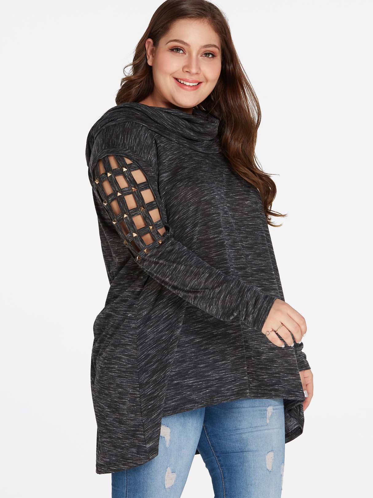 ODM Ladies Long Sleeve Plus Size Tops