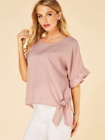 OEM Ladies Pink T-Shirts